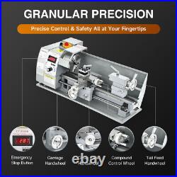 Mini Metal Lathes Machine 8x14/16-924/ 30 Wood Metalworking Variable Speed