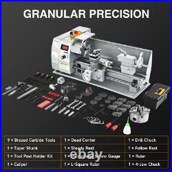 Mini Metal Lathes Machine 8x14/16-924/ 30 Wood Metalworking Variable Speed