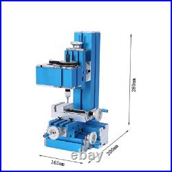 Mini Metal Milling Machine Micro DIY Woodworking Power Tool for Student Hobby US