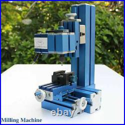 Mini Metal Milling Machine Micro DIY Woodworking Power Tool for Student Hobby US