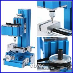 Mini Micro Milling Machine DIY Woodworking Soft Metal Power Tool for Hobby