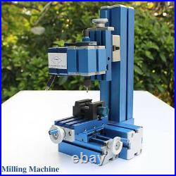Mini Milling Machine DIY Woodworking Metal Aluminum Processing Tool 100240V