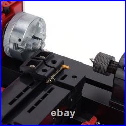Mini Motorized Lathe Machine 24W 20000rpm Metal Turning Lathe Power Tool Machine