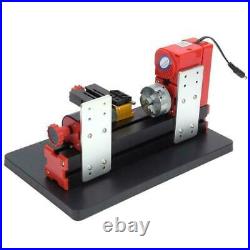 Mini Motorized Lathe Machine 24W Tool Metal Woodworking Hobby Modelmaking New