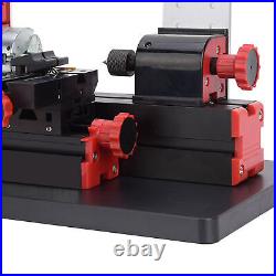 Mini Motorized Lathe Machine For Soft Metal Wood Processing 24W 100-240V