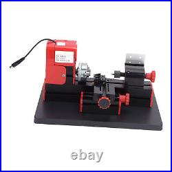 Mini Motorized Lathe Machine For Soft Metal Wood Processing 24W 100-240V