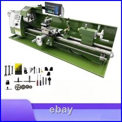 Mini Precision Metal Lathe 110V 1.1KW 8x29.5 50-2500rpm Double Chuck BenchLathe