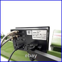 Mini Precision Metal Lathe 110V 1.1KW 8x29.5 50-2500rpm Double Chuck BenchLathe