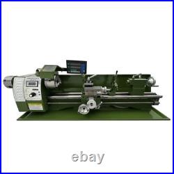Mini Precision Metal Lathe 110V 1.1KW 8x29.5 50-2500rpm Double Chuck BenchLathe