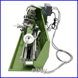 Mini Precision Metal Lathe 110V 1.1KW 8x29.5 50-2500rpm Double Chuck BenchLathe