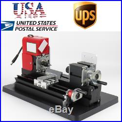 Mini Small Metal Lathe Machine Saw Combined Motorized Tool 12VDC/2A/24W USA