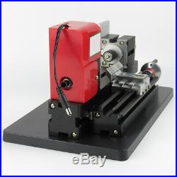 Mini Small Metal Lathe Machine Saw Combined Motorized Tool 12VDC/2A/24W USA