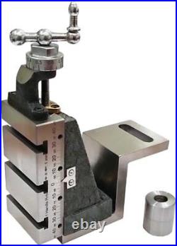 Mini Vertical Milling Slide Mounted on Z Type Angle Plate With clamp Mini verti