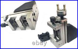 Mini Vertical Slide with 2/50 mm Steel Vice-Instant Milling- Small Bench Lathe
