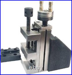 Mini Vertical Slide with 2/50 mm Steel Vice-Instant Milling- Small Bench Lathe