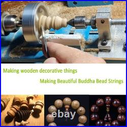 Mini Wood Lathe Machine 11? Turning Cutting Sanding Polishing Tool
