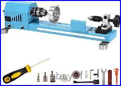 Mini Wood Lathe Machine Multi-Purpose Upgraded And Lengthened Processing Diam