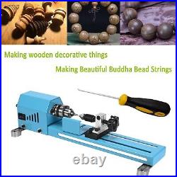 Mini Wood Lathe Machine Multi-Purpose Upgraded And Lengthened Processing Diam