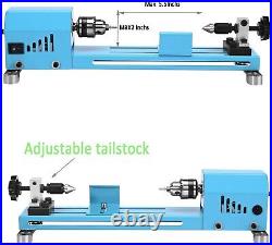 Mini Wood Lathe Machine Multi-Purpose Upgraded And Lengthened Processing Diam