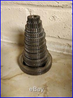 Mini metal Lathe steel changewheel gears 20 80 teeth set of 14 gears total