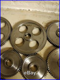 Mini metal Lathe steel changewheel gears 20 80 teeth set of 14 gears total
