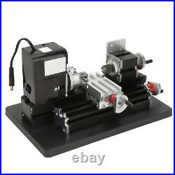 Miniature Lathe 24W 20 000 RPM Mini Benchtop Wood Lathe Machine For Woodworking