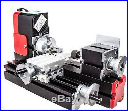 Miniature Multifunction DIY CNC Metal Motorized Mini Lathe Machine 20000r/min US