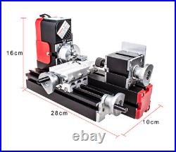 Miniature Multifunction Metal Motorized Mini Lathe Machine DIY Tool 20000rev/min