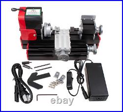 Miniature Multifunction Metal Motorized Mini Lathe Machine DIY Tool 20000rev/min