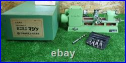 Mitsui SM-3 Mini Bench Metalworking Lathe 1/10 Japan Vintage Tool Tested