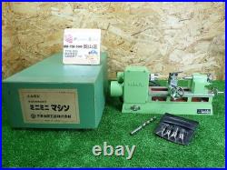 Mitsui SM-3 Mini Bench Metalworking Lathe 1/10 Japan Vintage Tool Tested