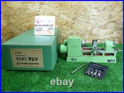 Mitsui SM-3 Mini Bench Metalworking Lathe 1/10 Japan Vintage Tool Tested