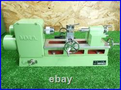 Mitsui SM-3 Mini Bench Metalworking Lathe 1/10 Japan Vintage Tool Tested