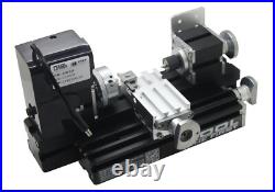 Motorized DIY Mini Metal Lathe Machine Tool For Hobby Model Making