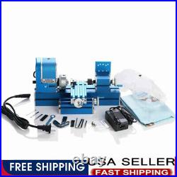 Motorized Metal Lathe Milling Machine CNCDIY Tool Woodworking Lathe Mini Machine