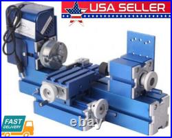 Motorized Metal Lathe Milling Machine DIY Tool Woodworking Lathe Mini Machine