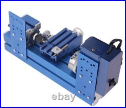 Motorized Metal Lathe Milling Machine DIY Tool Woodworking Lathe Mini Machine