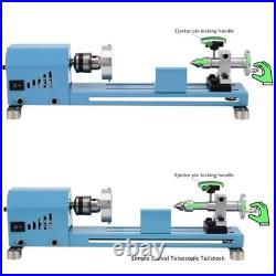 Multi-Purpose Mini Lathe Machine for Wood & Metal Cutting, Grinding, Polishing