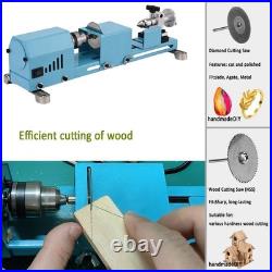 Multi-Purpose Mini Lathe Machine for Wood & Metal Cutting, Grinding, Polishing