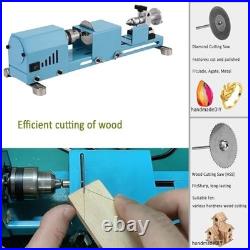 Multi-Purpose Mini Lathe Machine for Wood & Metal Cutting, Grinding, Polishing