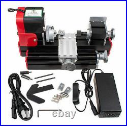 Multifunction DIY Miniature Mini Metal Lathe Machine 20000Rev/min DC 12V 24W