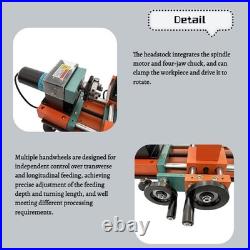 Multifunctional Mini Woodworking Lathe 220V Single-phase Teaching Lathe