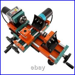 Multifunctional Mini Woodworking Wood /Plastic/ Metal Lathe 220V Single-phase