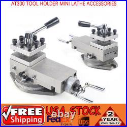 New AT300 Mini Lathe Accessories Metal Change Lathe Tool Holder Tool Kit