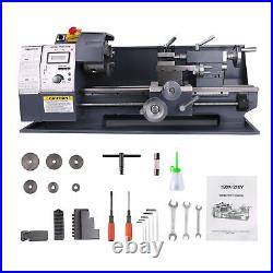 PREENEX 8x16 Mini Metal Lathe w 3 Jaw Chuck 750W LCD Display Variable Speeds