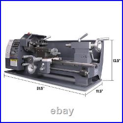 PREENEX 8x16 Mini Metal Lathe w 3 Jaw Chuck 750W LCD Display Variable Speeds