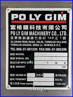 Polygim Mini-88-25 Cnc Turning Center Sub Spindle Swiss Lathe 2018 Citizen