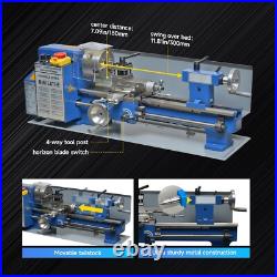 Precise Benchtop Metal Lathe DIY Mini Metalworking Lathe CNC Standard Model New