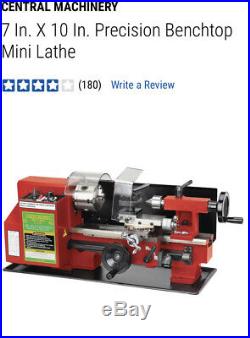 Precision 7x10 Mini Lathe By Central Machinery