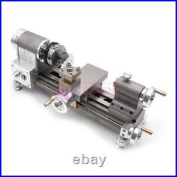 Precision DIY Mini Lathe Small Desktop Micro Lathe Machine for Wood Metal